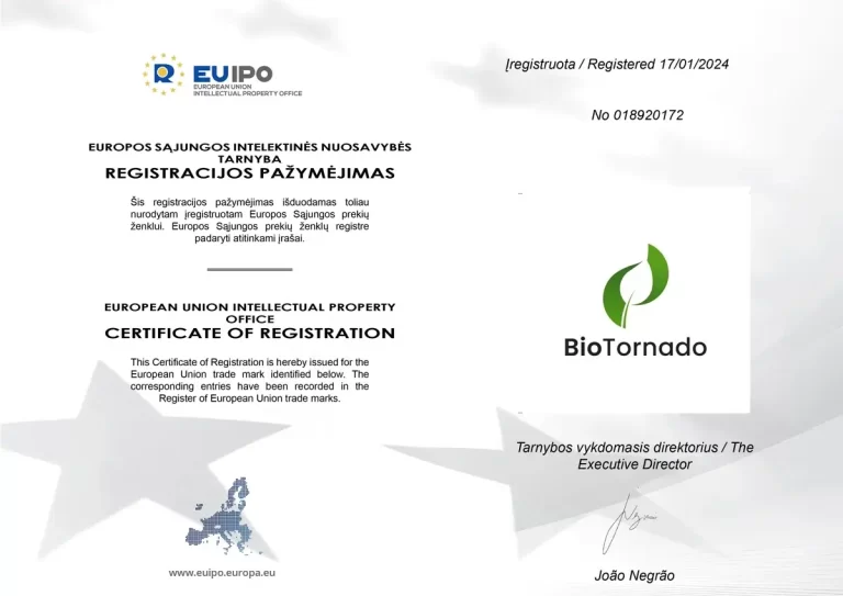 BioTornado-EU-patent-certificate